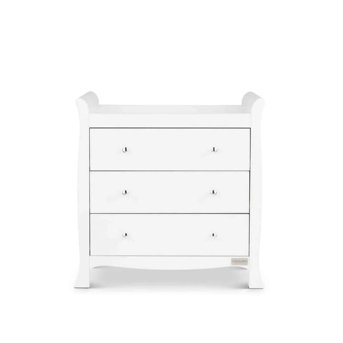 Ickle Bubba Snowdon 4 in 1 Mini 2 Piece Furniture Set White - Fibre Mattress | Luxury Home Accessories | Heulog Glow