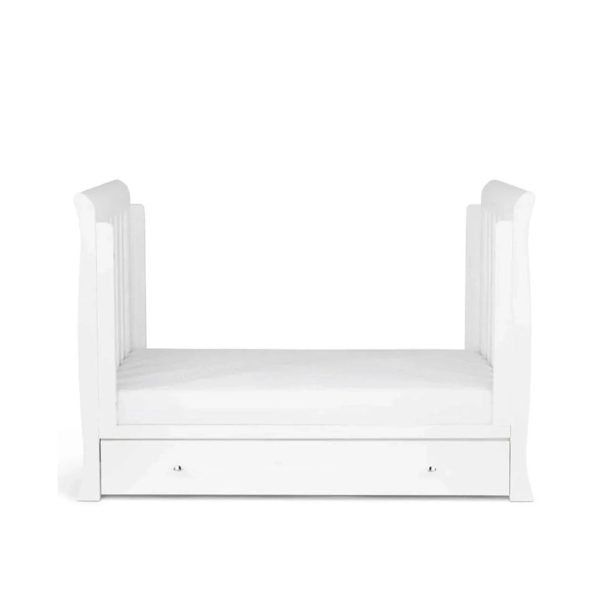 Ickle Bubba Snowdon 4 in 1 Mini 2 Piece Furniture Set White - Fibre Mattress | Luxury Home Accessories | Heulog Glow