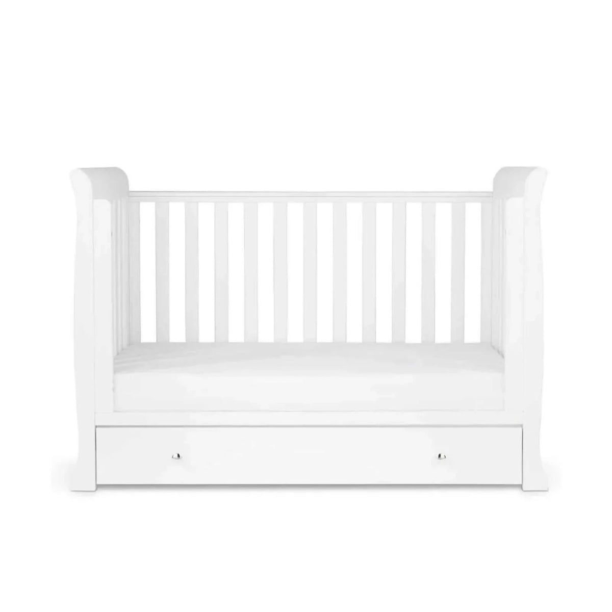 Ickle Bubba Snowdon 4 in 1 Mini 3 Piece Furniture Set White - Fibre Mattress | Luxury Home Accessories | Heulog Glow