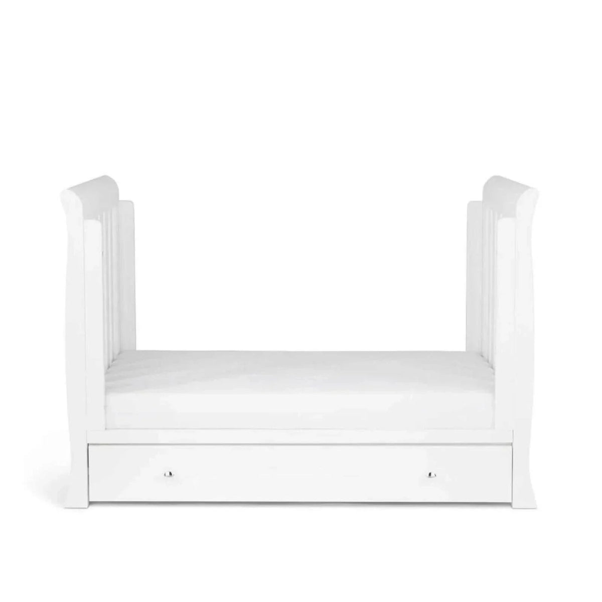 Ickle Bubba Snowdon 4 in 1 Mini 3 Piece Furniture Set White - Premium Pocket Sprung Mattress | Luxury Home Accessories | Heulog Glow
