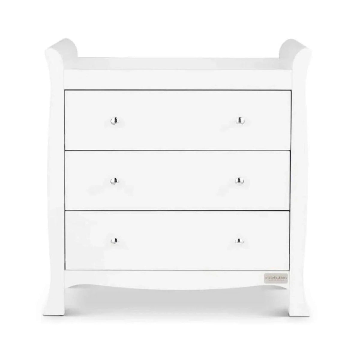 Ickle Bubba Snowdon 4 in 1 Mini 3 Piece Furniture Set White - Premium Pocket Sprung Mattress | Luxury Home Accessories | Heulog Glow