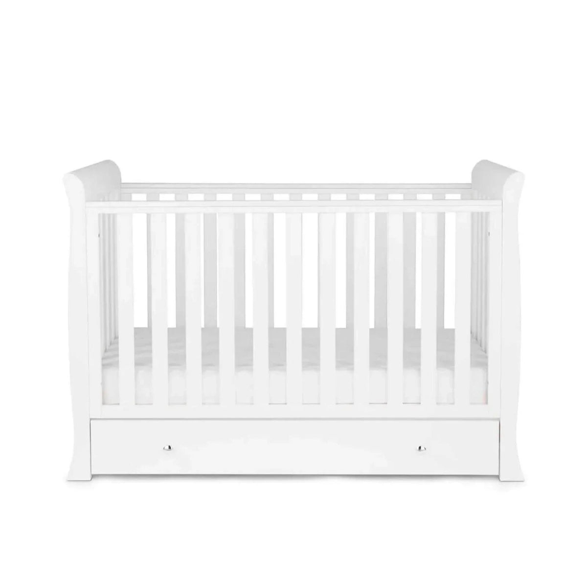Ickle Bubba Snowdon 4 in 1 Mini 3 Piece Furniture Set White - Premium Pocket Sprung Mattress | Luxury Home Accessories | Heulog Glow