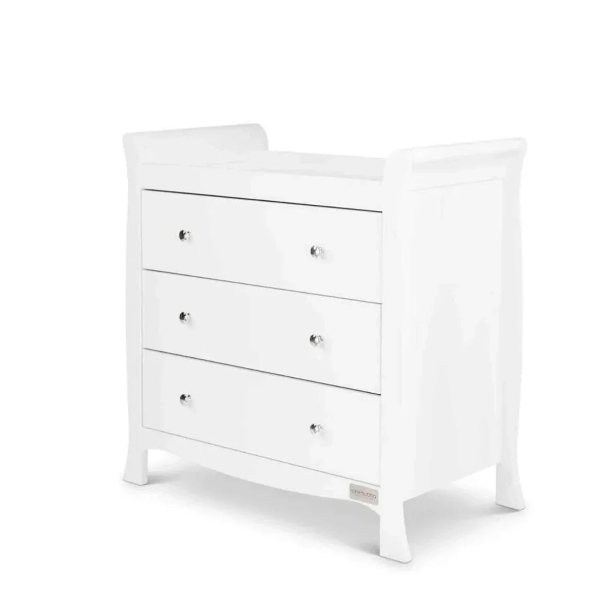 Ickle Bubba Snowdon Classic 3 Piece Furniture Set White - Fibre Mattress | Luxury Home Accessories | Heulog Glow