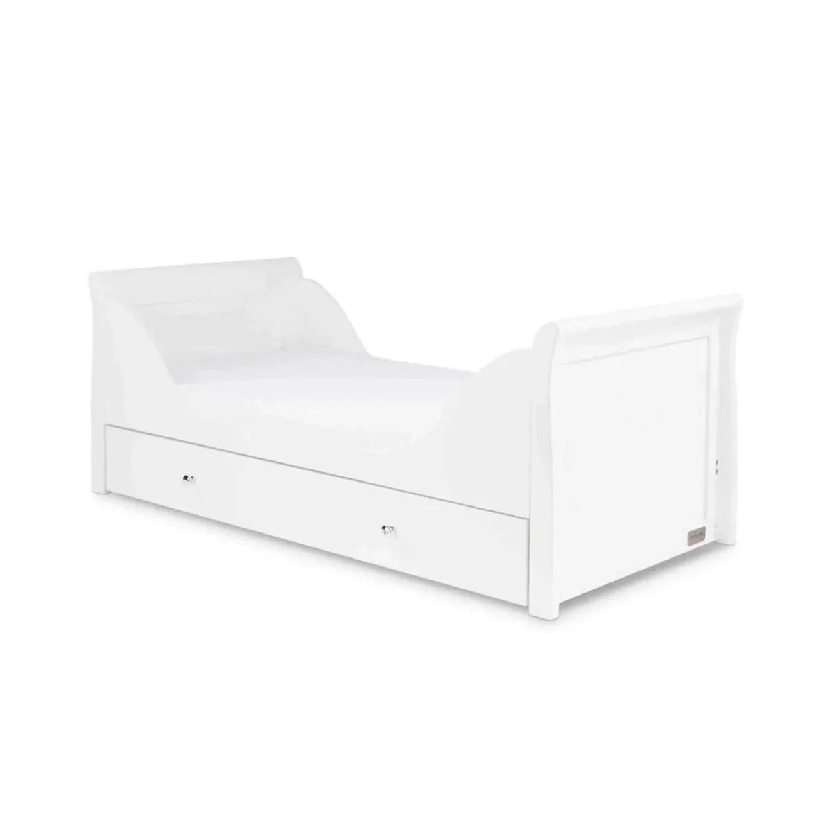 Ickle Bubba Snowdon Classic 3 Piece Furniture Set White - Fibre Mattress | Luxury Home Accessories | Heulog Glow