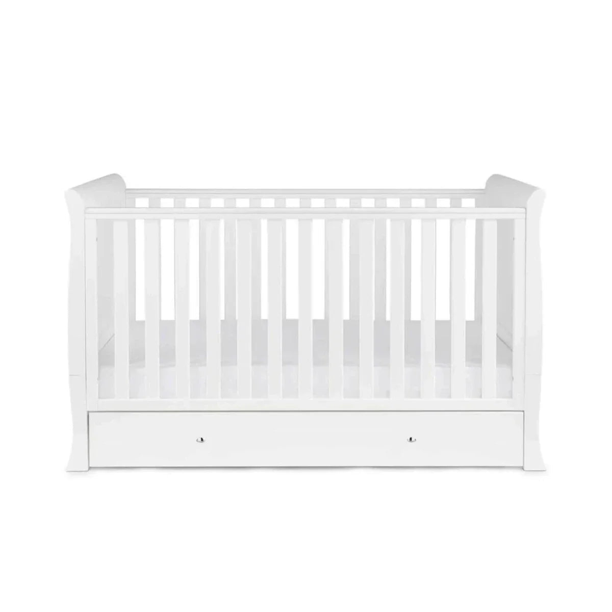 Ickle Bubba Snowdon Classic 3 Piece Furniture Set White - Premium Pocket Sprung Mattress | Luxury Home Accessories | Heulog Glow