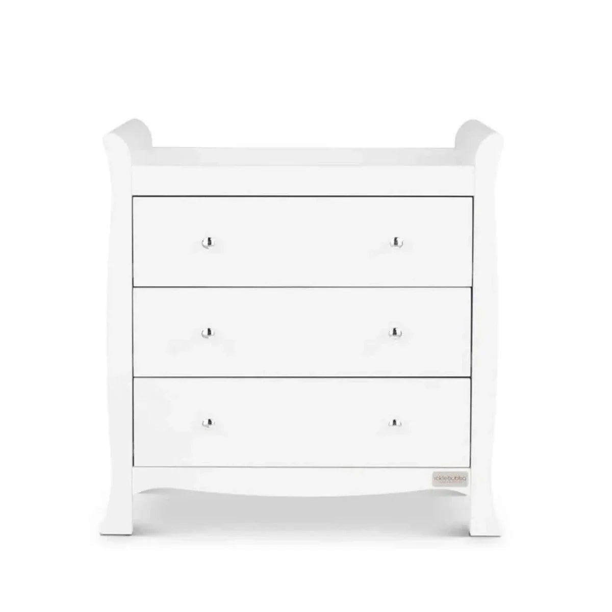 Ickle Bubba Snowdon Classic 3 Piece Furniture Set White - Premium Pocket Sprung Mattress | Luxury Home Accessories | Heulog Glow