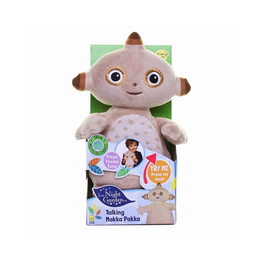 In the Night Garden Makka Pakka Talking Soft Toy | Luxury Home Accessories | Heulog Glow