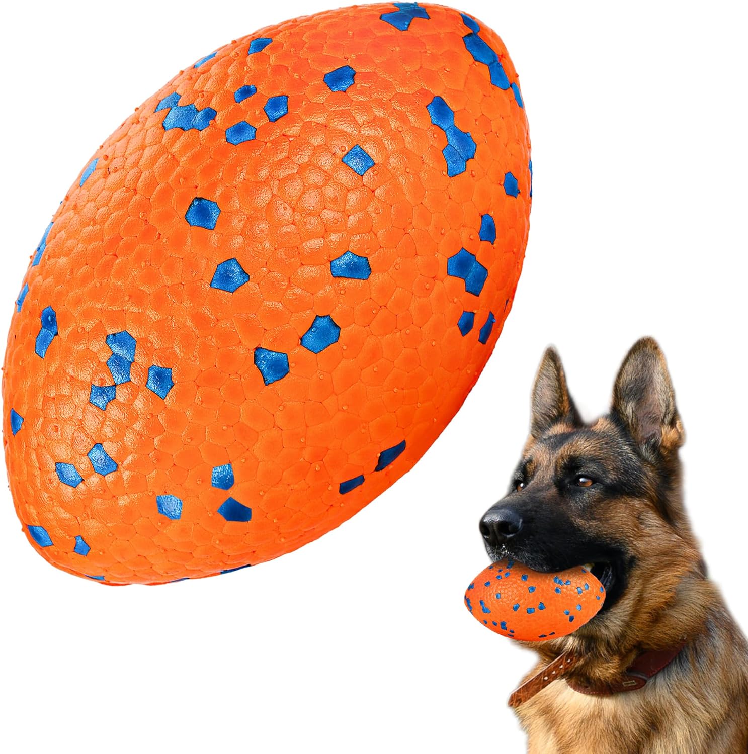 Indestructible Large Rugby Balls - Built Tough For Heavy Chewers | Luxury Home Accessories | Heulog Glow