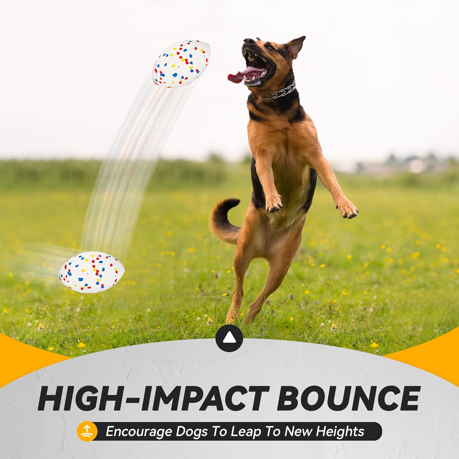 Indestructible Large Rugby Balls - Built Tough For Heavy Chewers | Luxury Home Accessories | Heulog Glow