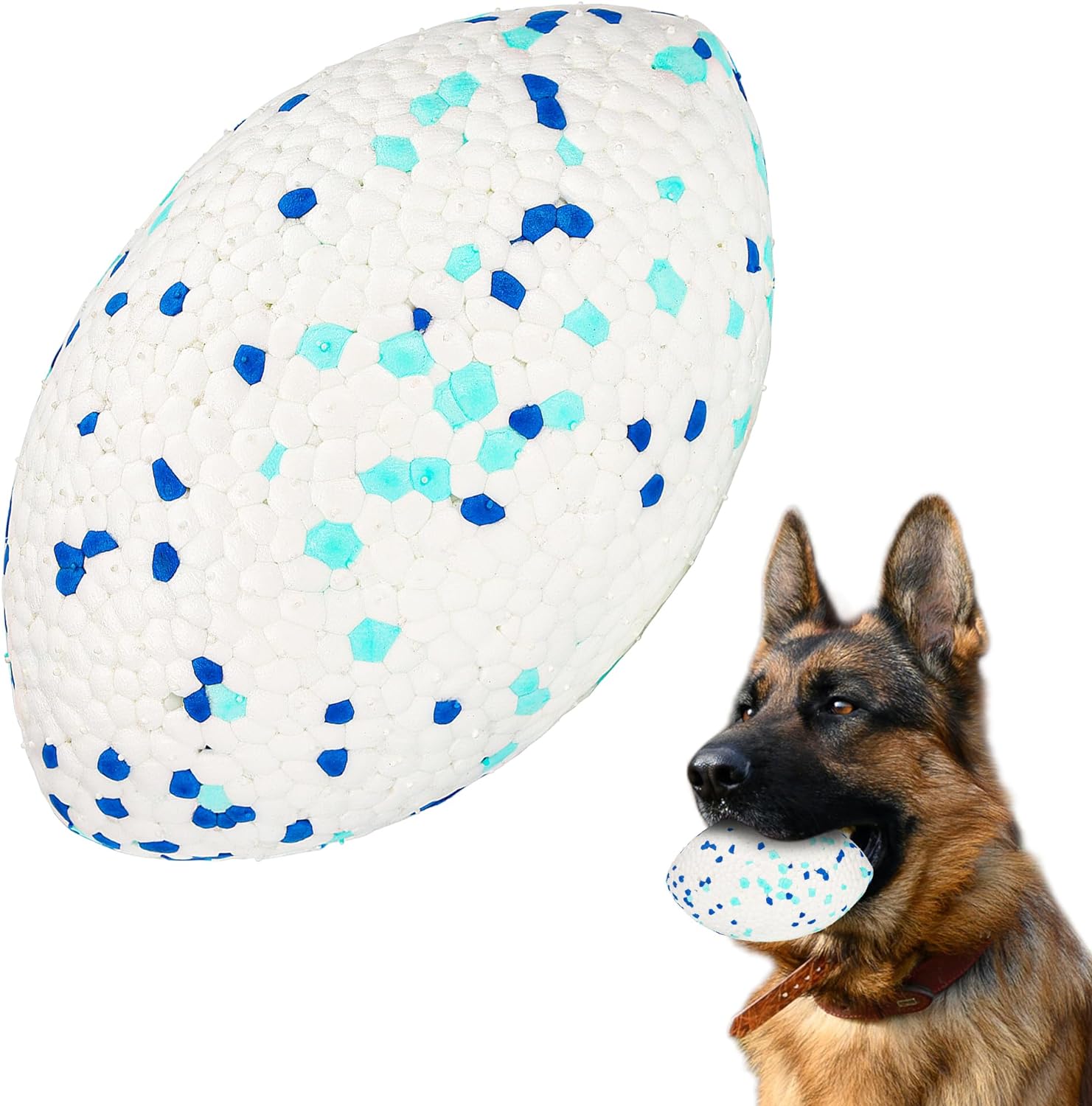 Indestructible Large Rugby Balls - Built Tough For Heavy Chewers | Luxury Home Accessories | Heulog Glow