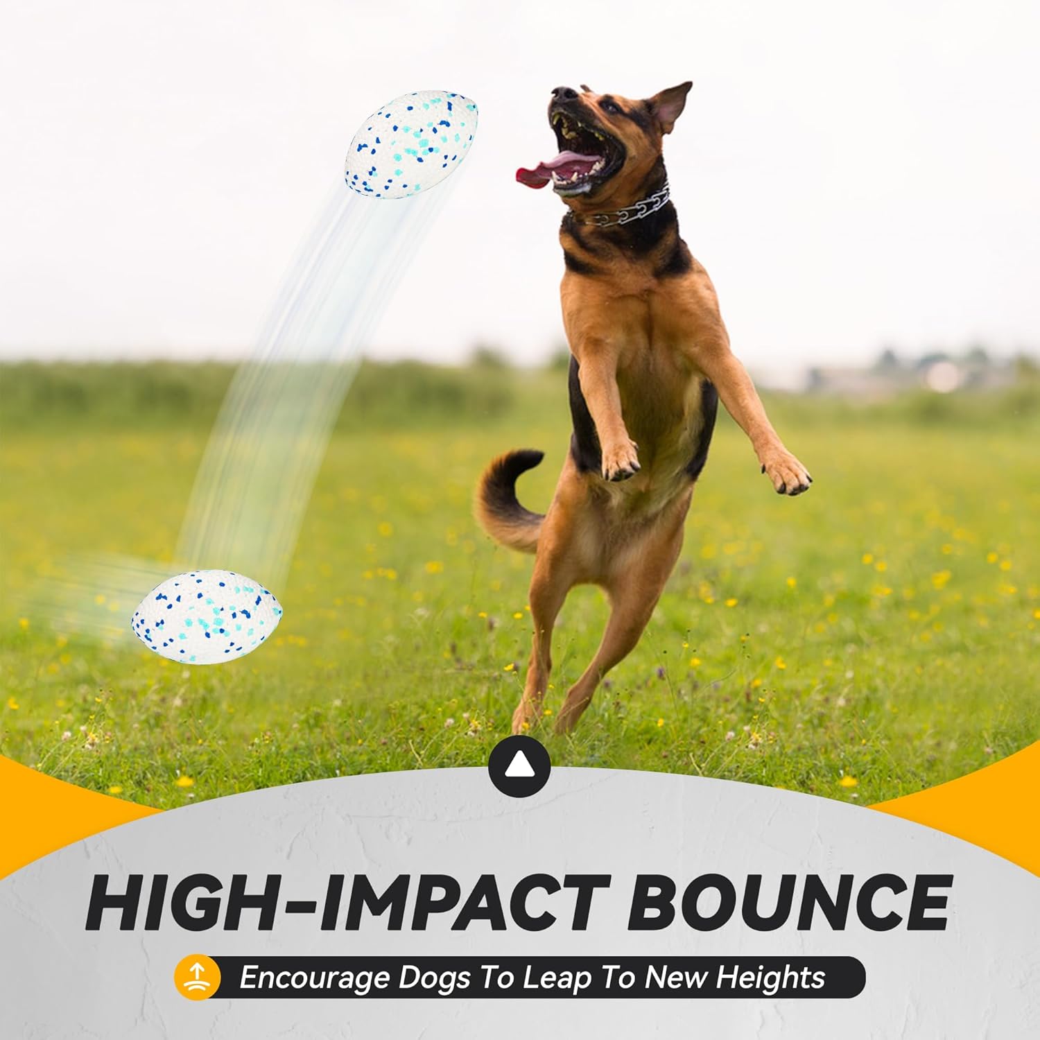 Indestructible Large Rugby Balls - Built Tough For Heavy Chewers | Luxury Home Accessories | Heulog Glow