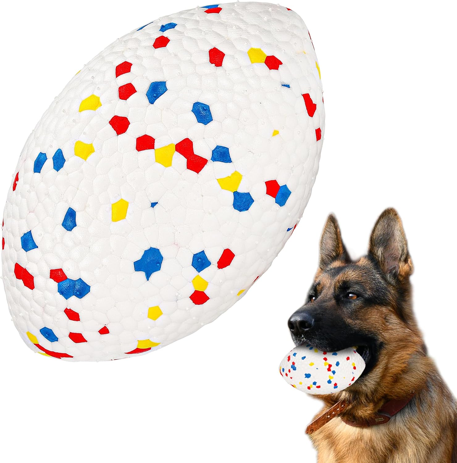 Indestructible Large Rugby Balls - Built Tough For Heavy Chewers | Luxury Home Accessories | Heulog Glow