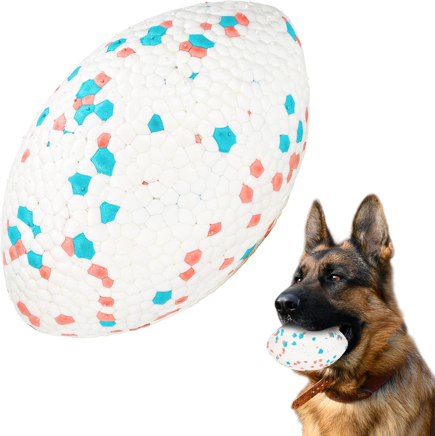 Indestructible Large Rugby Balls - Built Tough For Heavy Chewers | Luxury Home Accessories | Heulog Glow