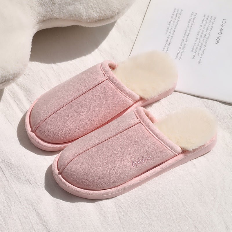 Indoor Warm Plush Cotton Slippers | Luxury Home Accessories | Heulog Glow