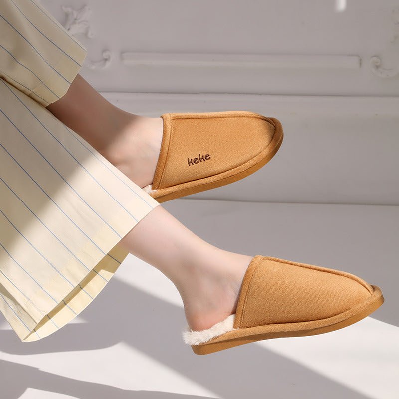 Indoor Warm Plush Cotton Slippers | Luxury Home Accessories | Heulog Glow