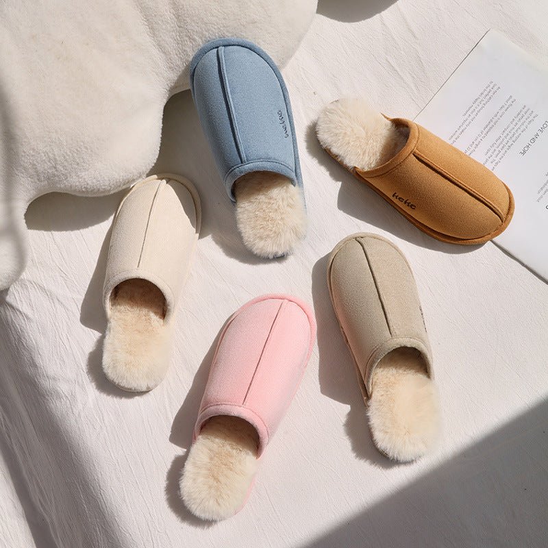 Indoor Warm Plush Cotton Slippers | Luxury Home Accessories | Heulog Glow