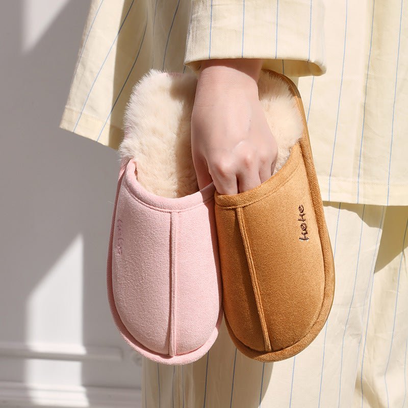 Indoor Warm Plush Cotton Slippers | Luxury Home Accessories | Heulog Glow