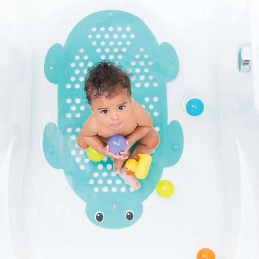 Infantino 2-in-1 Bath Mat & Storage Basket Turtle | Luxury Home Accessories | Heulog Glow