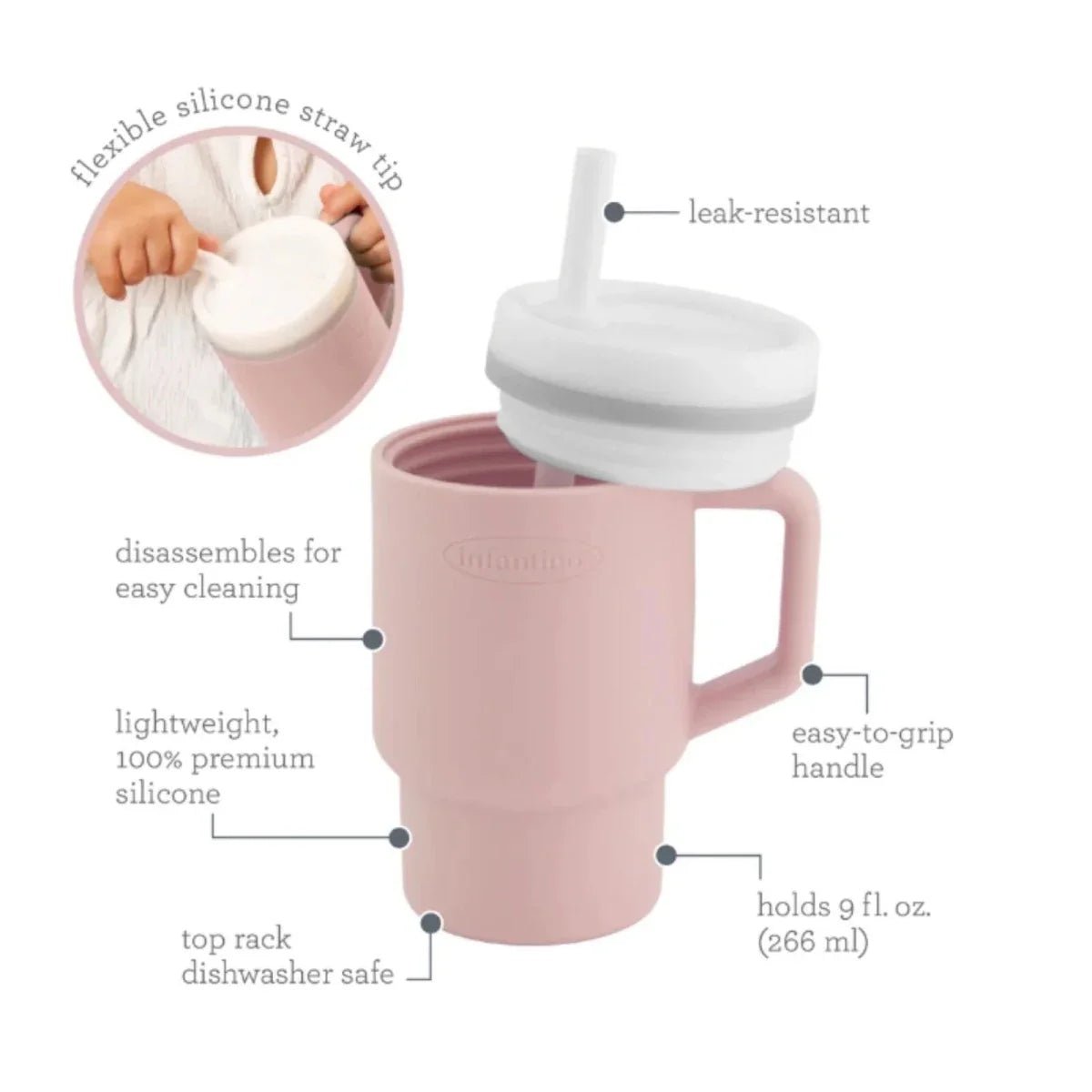 Infantino My First Tumbler - Pirouette | Luxury Home Accessories | Heulog Glow