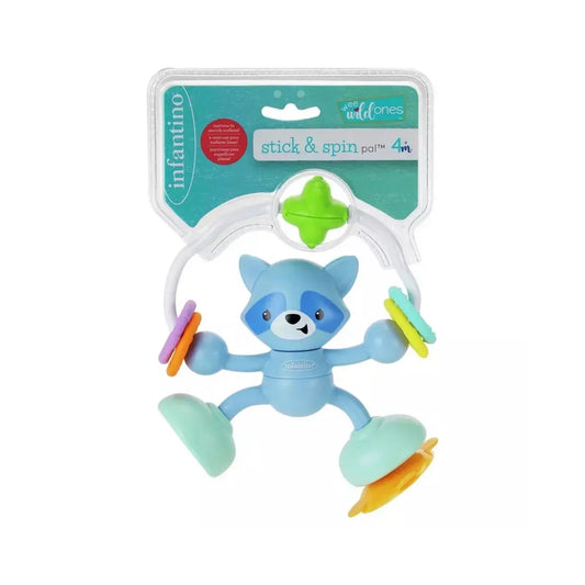 Infantino Stick & Spin High Chair Pal - Racoon | Luxury Home Accessories | Heulog Glow