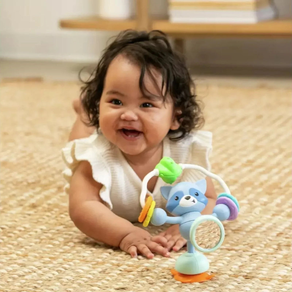 Infantino Stick & Spin High Chair Pal - Racoon | Luxury Home Accessories | Heulog Glow