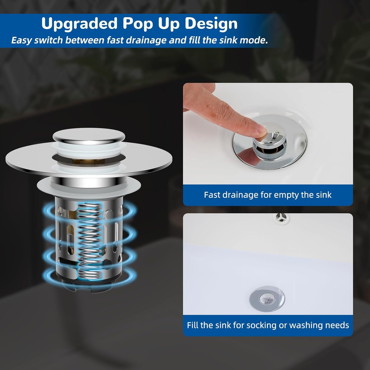 Insect-proof, Odor-proof, And Clog-proof Universal Sink Filter Accessory | Luxury Home Accessories | Heulog Glow