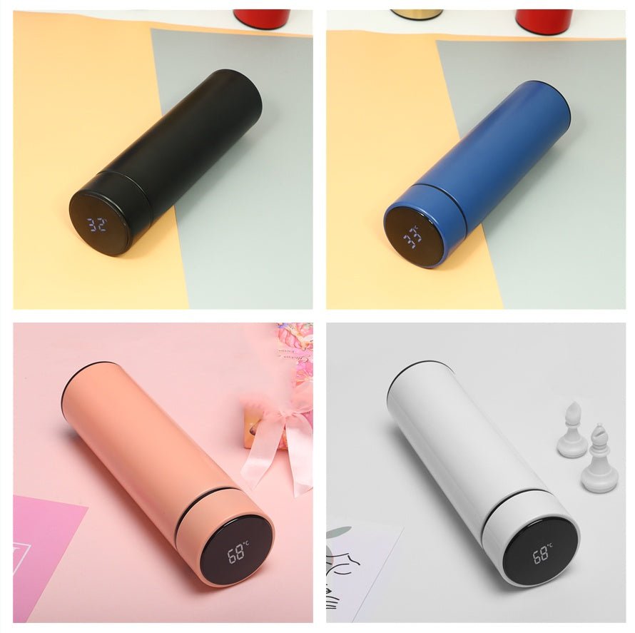 Intelligent Bottle Stainless Steel Insulated Bottle Cup Temperature Display Vacuum Flask Coffee Mug | Luxury Home Accessories | Heulog Glow