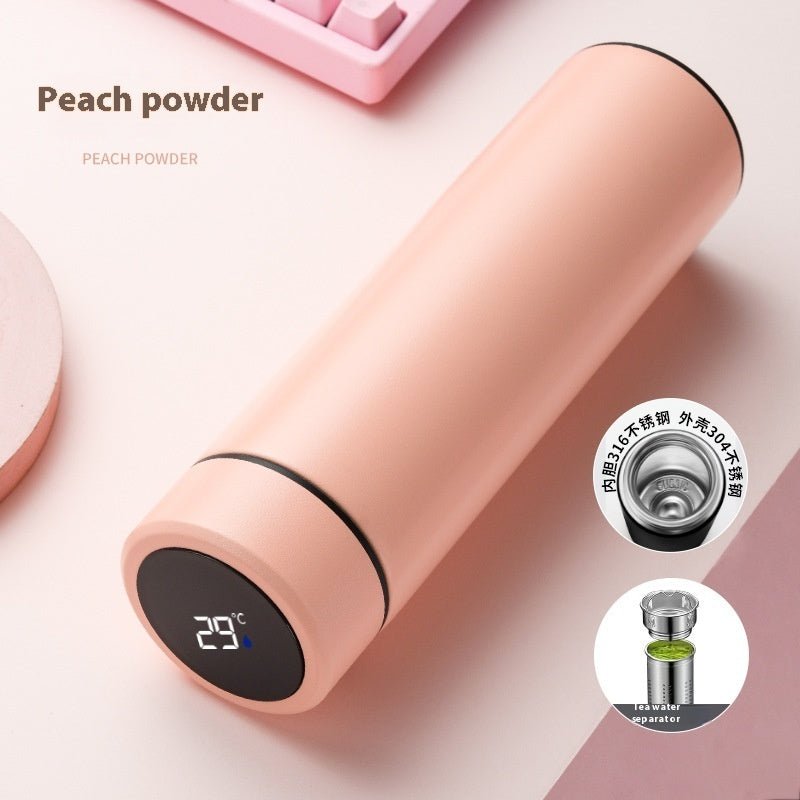 Intelligent Bottle Stainless Steel Insulated Bottle Cup Temperature Display Vacuum Flask Coffee Mug | Luxury Home Accessories | Heulog Glow