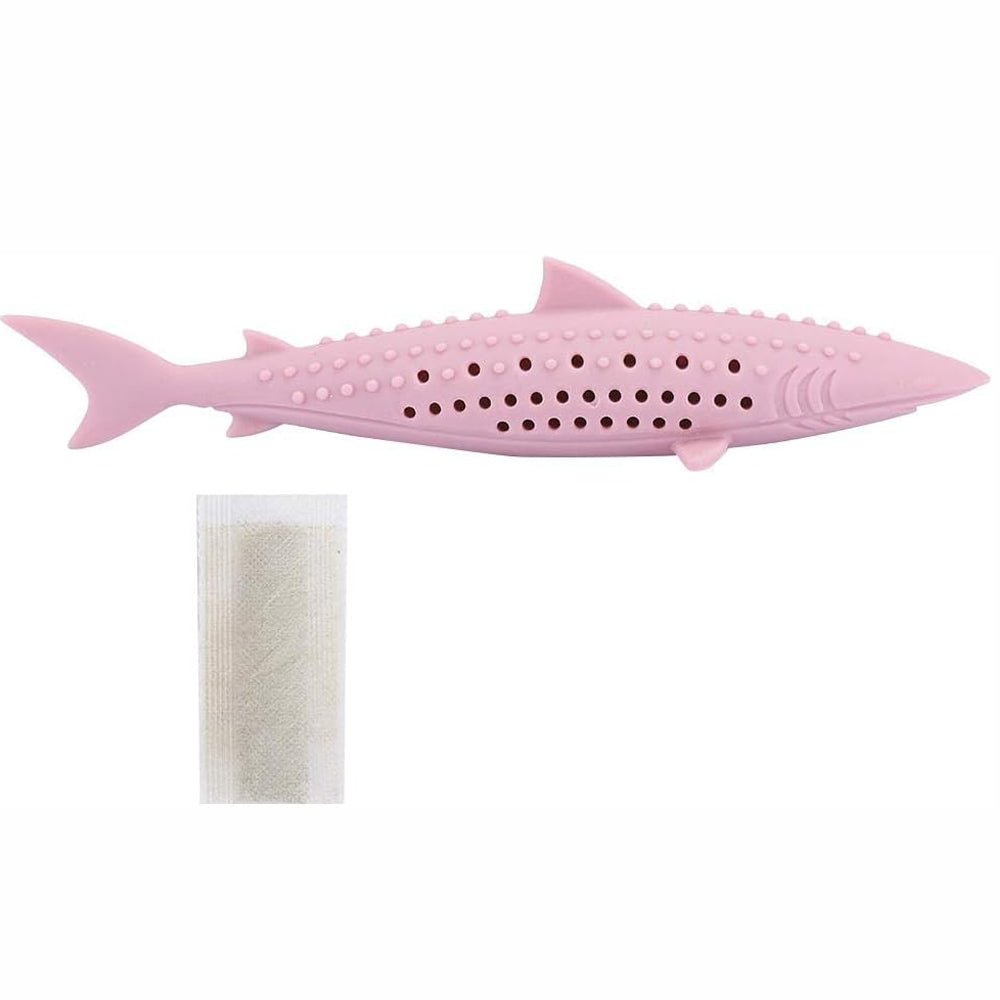 Interactive Cat Fish Shape Chew Toy Silicone Pet Cat Catnip Molar Teeth Cleaning Simulation Fish Shape Training Interactive Toy | Luxury Home Accessories | Heulog Glow