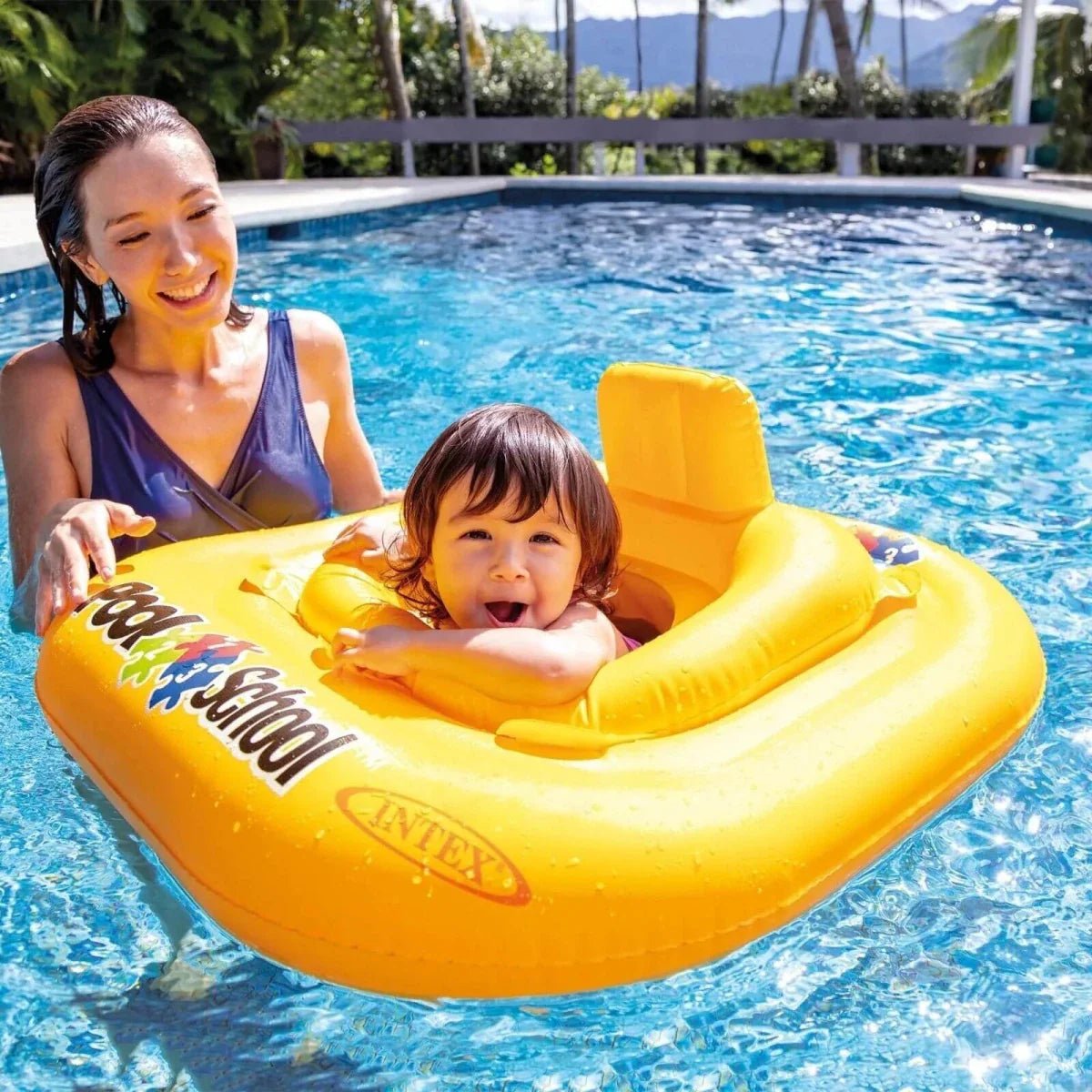 INTEX Deluxe Baby Float Pool School Step 1-2 years | Luxury Home Accessories | Heulog Glow