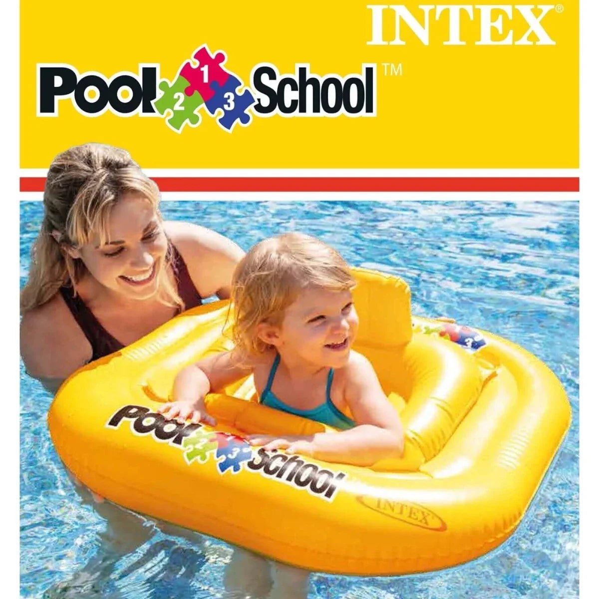 INTEX Deluxe Baby Float Pool School Step 1-2 years | Luxury Home Accessories | Heulog Glow