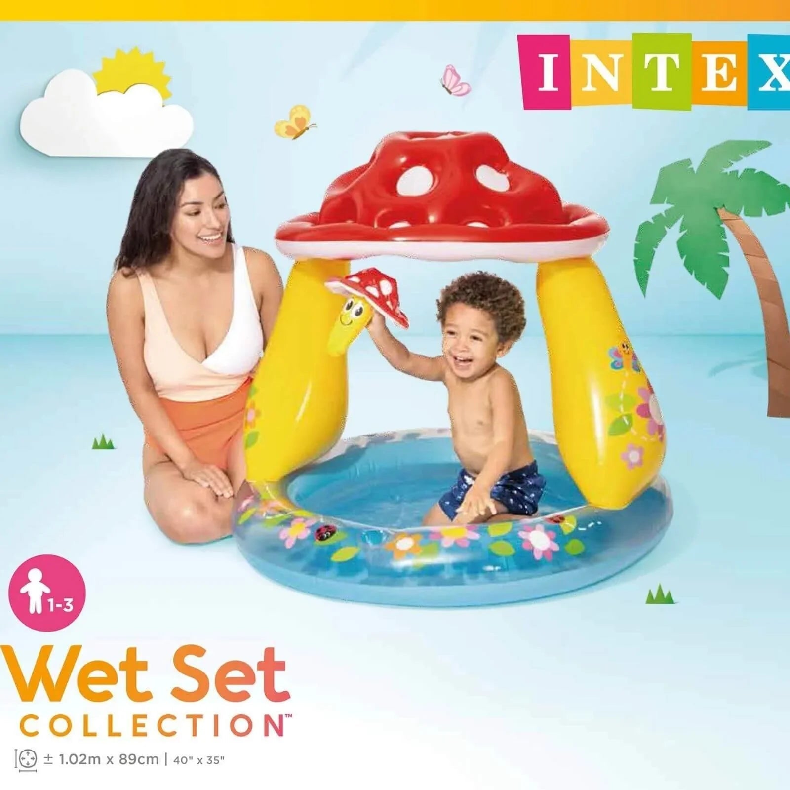 INTEX Mushroom Baby Pool | Luxury Home Accessories | Heulog Glow