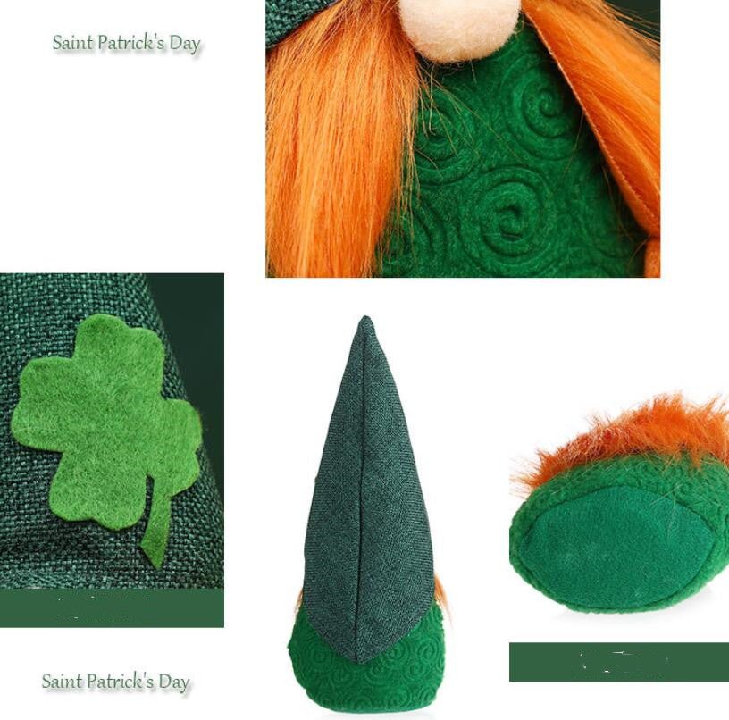 Irish St Patrick's Day Legless Gnome | Luxury Home Accessories | Heulog Glow