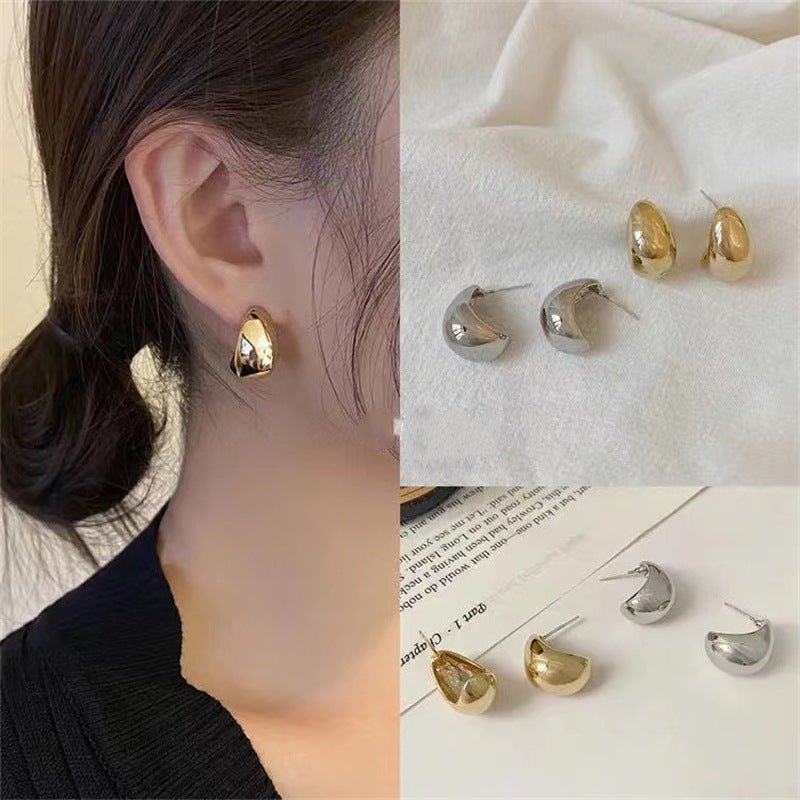 Irregular Shaped Metal Drop Earrings | Luxury Home Accessories | Heulog Glow