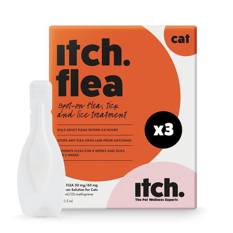 Itch Flea Spot On for Cats 3 Pipettes | Luxury Home Accessories | Heulog Glow