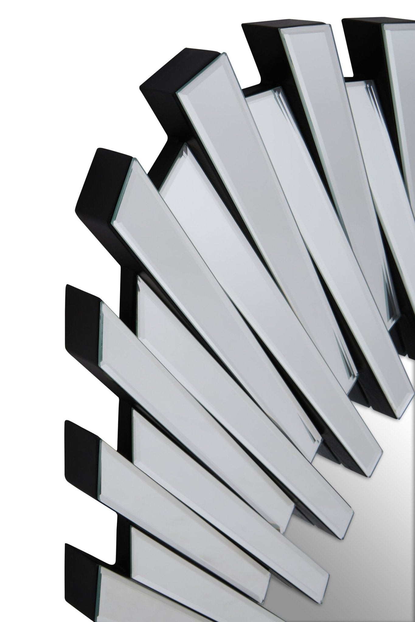 Jade Silver Rectangular Sunburst Wall Mirror | Luxury Home Accessories | Heulog Glow