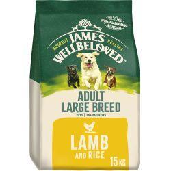 James Wellbeloved Adult Large Breed Dry Dog Food Lamb & Rice 15kg | Luxury Home Accessories | Heulog Glow