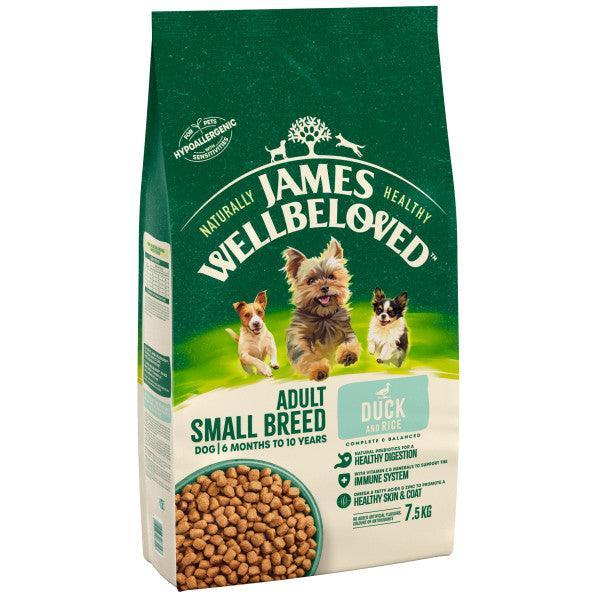 James Wellbeloved Adult Small Breed Duck & Rice 7.5kg | Luxury Home Accessories | Heulog Glow