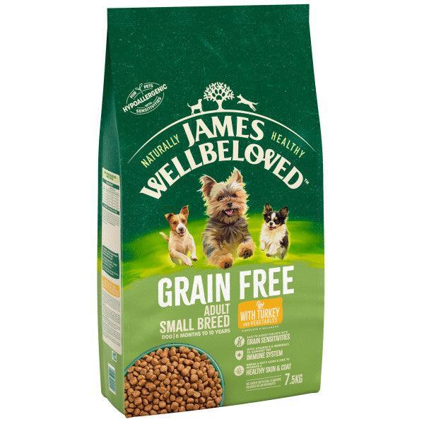 James Wellbeloved Adult Small Breed Grain Free Turkey & Vegetable 1.5kg | Luxury Home Accessories | Heulog Glow