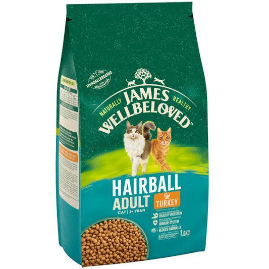James Wellbeloved Cat Adult Hairball Turkey | Luxury Home Accessories | Heulog Glow