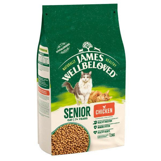James Wellbeloved Cat Senior Chicken 1.5kg | Luxury Home Accessories | Heulog Glow