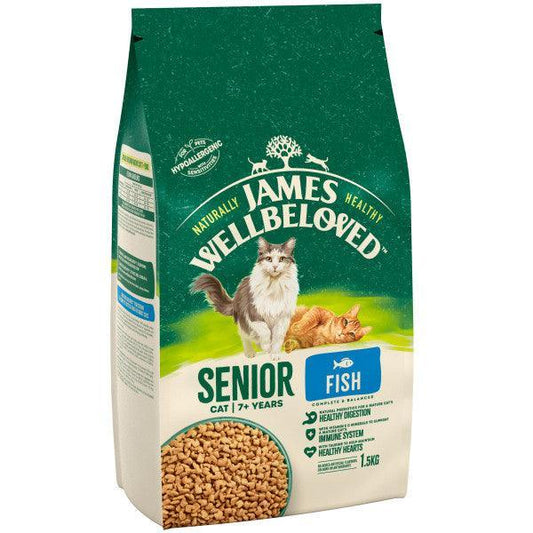 James Wellbeloved Cat Senior Fish | Luxury Home Accessories | Heulog Glow