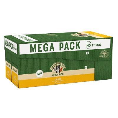 James Wellbeloved Dog Adult Lamb Pchs Mega 40x150g | Luxury Home Accessories | Heulog Glow