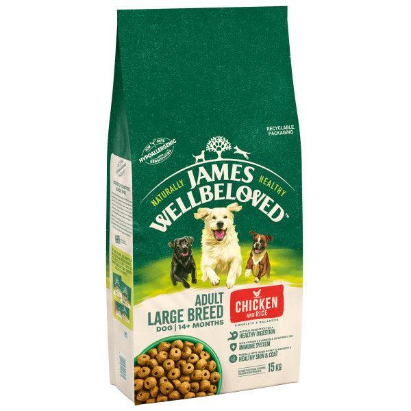 James Wellbeloved Dog Adult Large Chick & Rice | Luxury Home Accessories | Heulog Glow