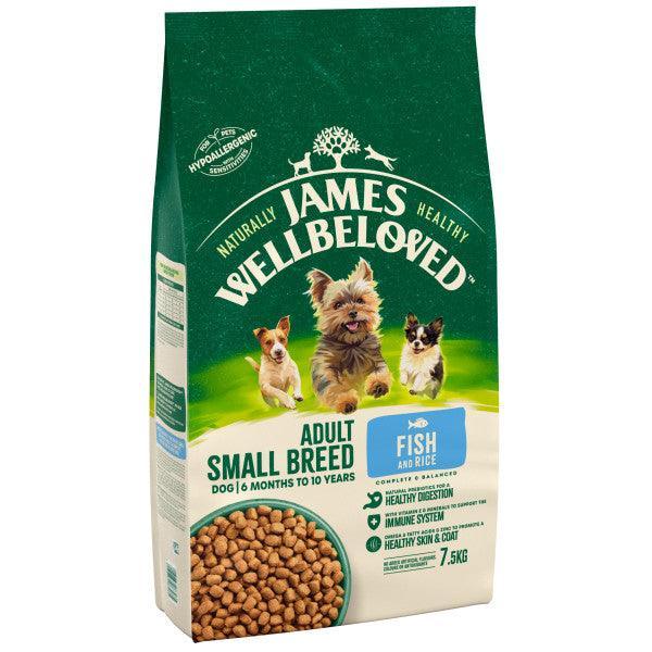 James Wellbeloved Dog Adult Small Fish & Rice | Luxury Home Accessories | Heulog Glow