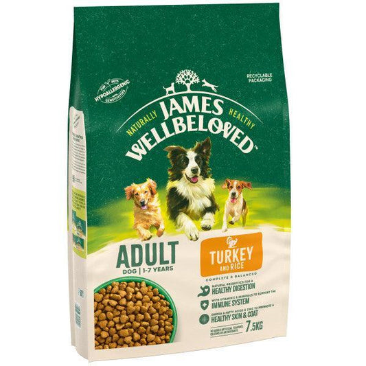 James Wellbeloved Dog Adult Turkey & Rice | Luxury Home Accessories | Heulog Glow