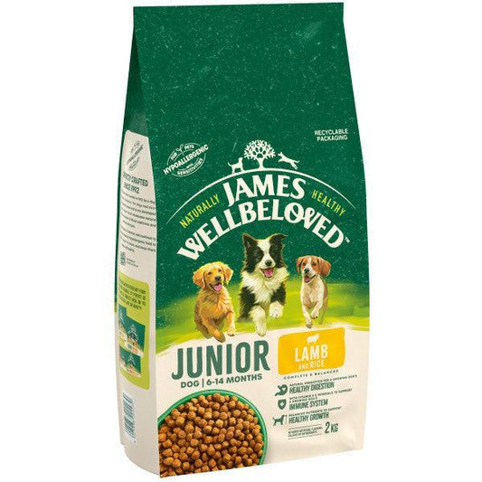James Wellbeloved Dog Junior Lamb & Rice | Luxury Home Accessories | Heulog Glow