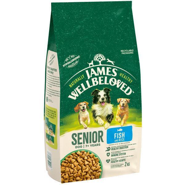 James Wellbeloved Dog Senior Fish & Rice | Luxury Home Accessories | Heulog Glow