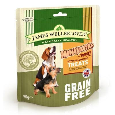James Wellbeloved MiniJacks Turkey & Veg Grain Free 90g | Luxury Home Accessories | Heulog Glow