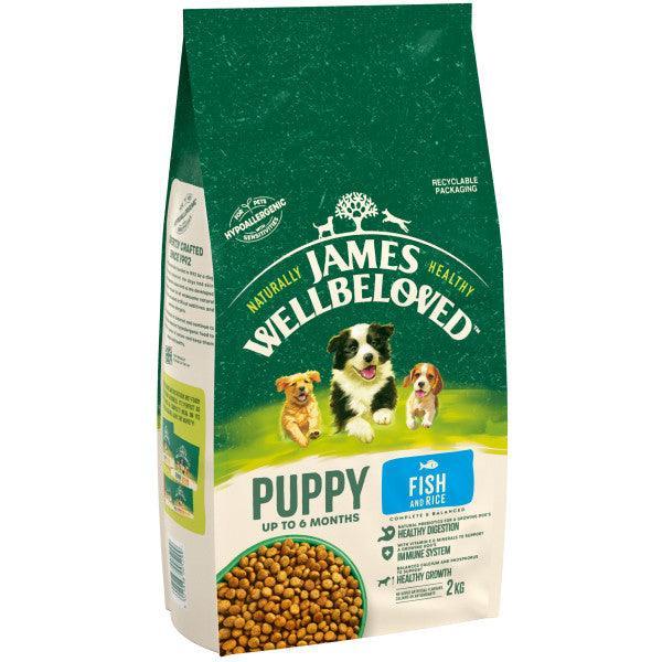 James Wellbeloved Puppy Fish & Rice | Luxury Home Accessories | Heulog Glow